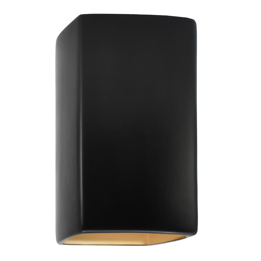 Justice Design Group CER-5955W-CBGD Flush Mount - Black