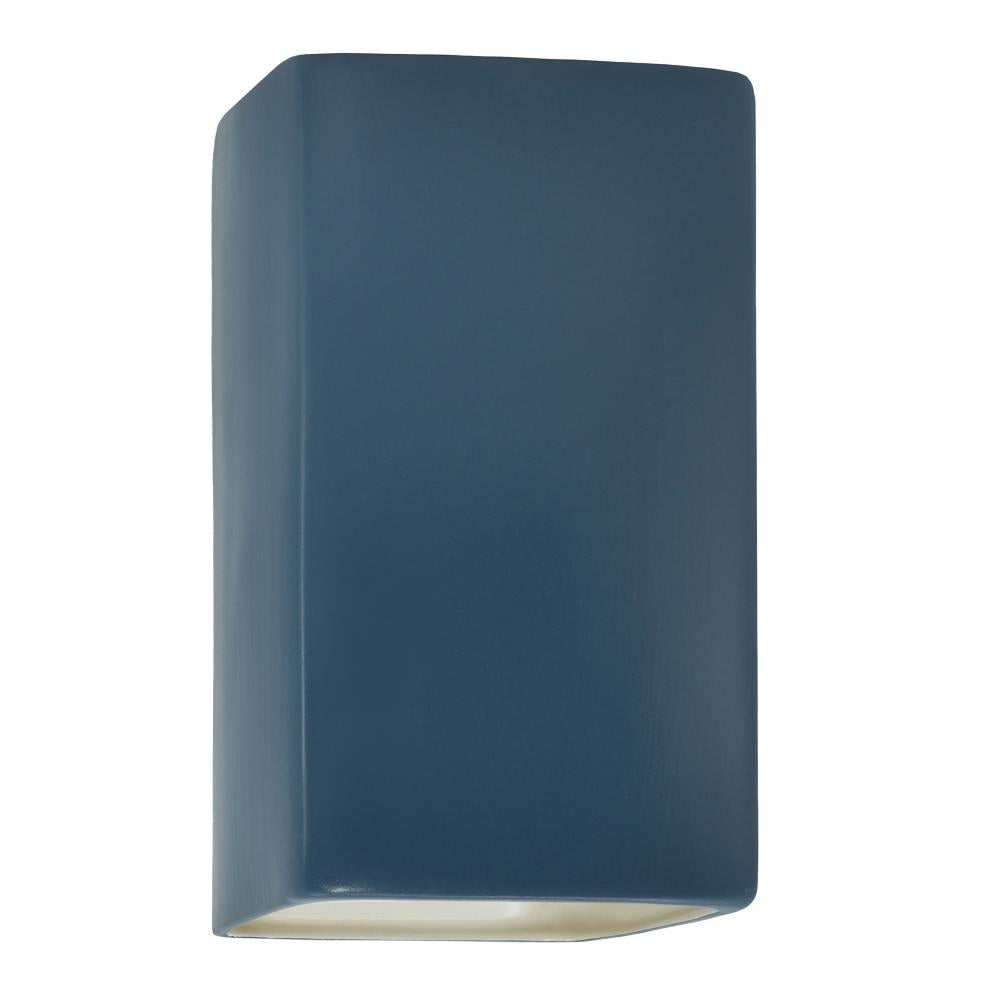 Justice Design Group CER-5955W-MDMT Flush Mount - Blue