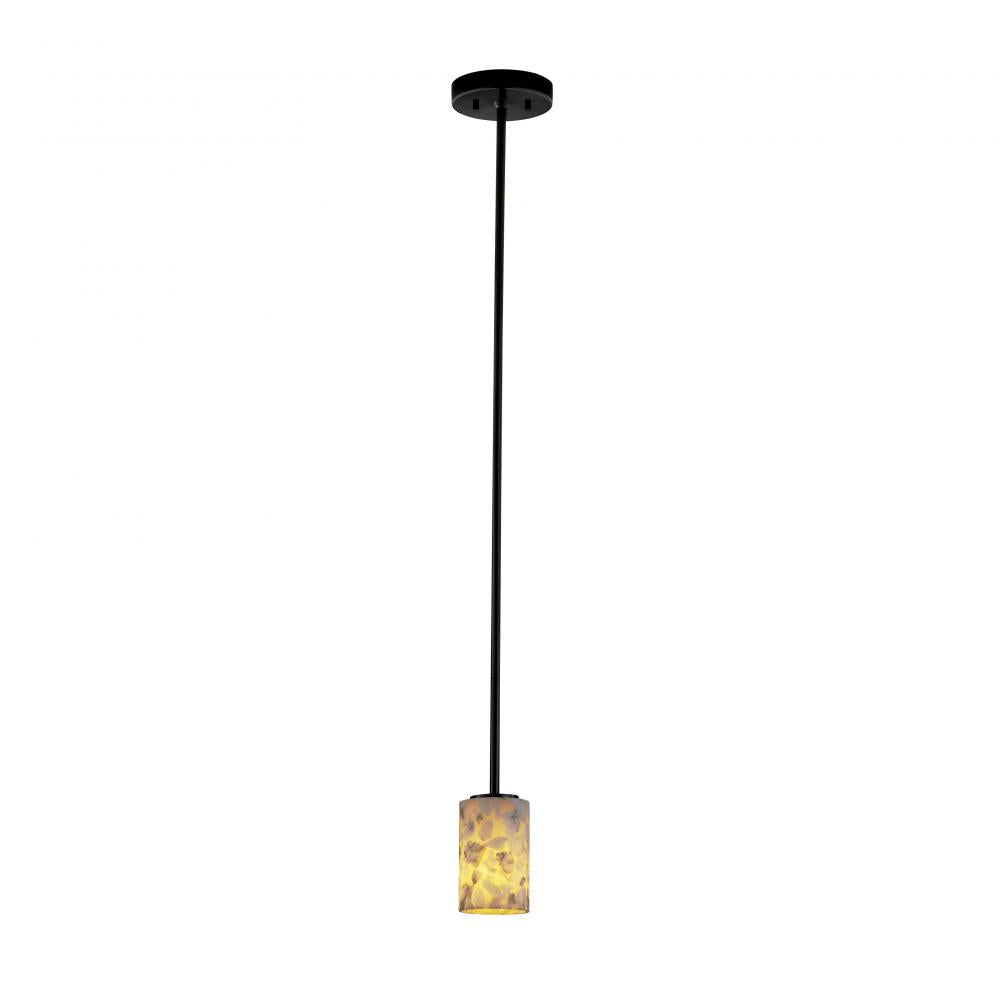 Justice Design Group PENDANTS ALR-8815-10-MBLK Mini Pendant Transitional - Black