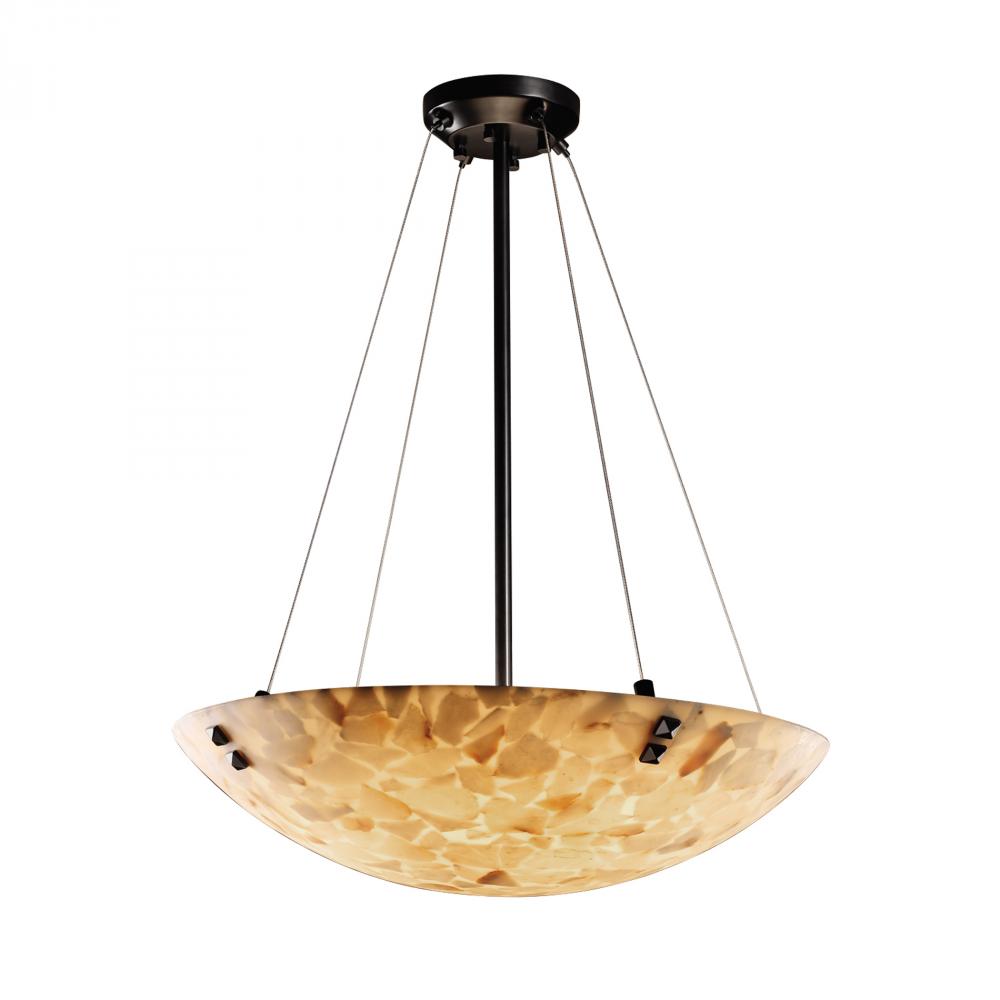 Justice Design Group FINIALS FAMILY ALR-9662-35-MBLK-F3 Pendant Transitional - Black