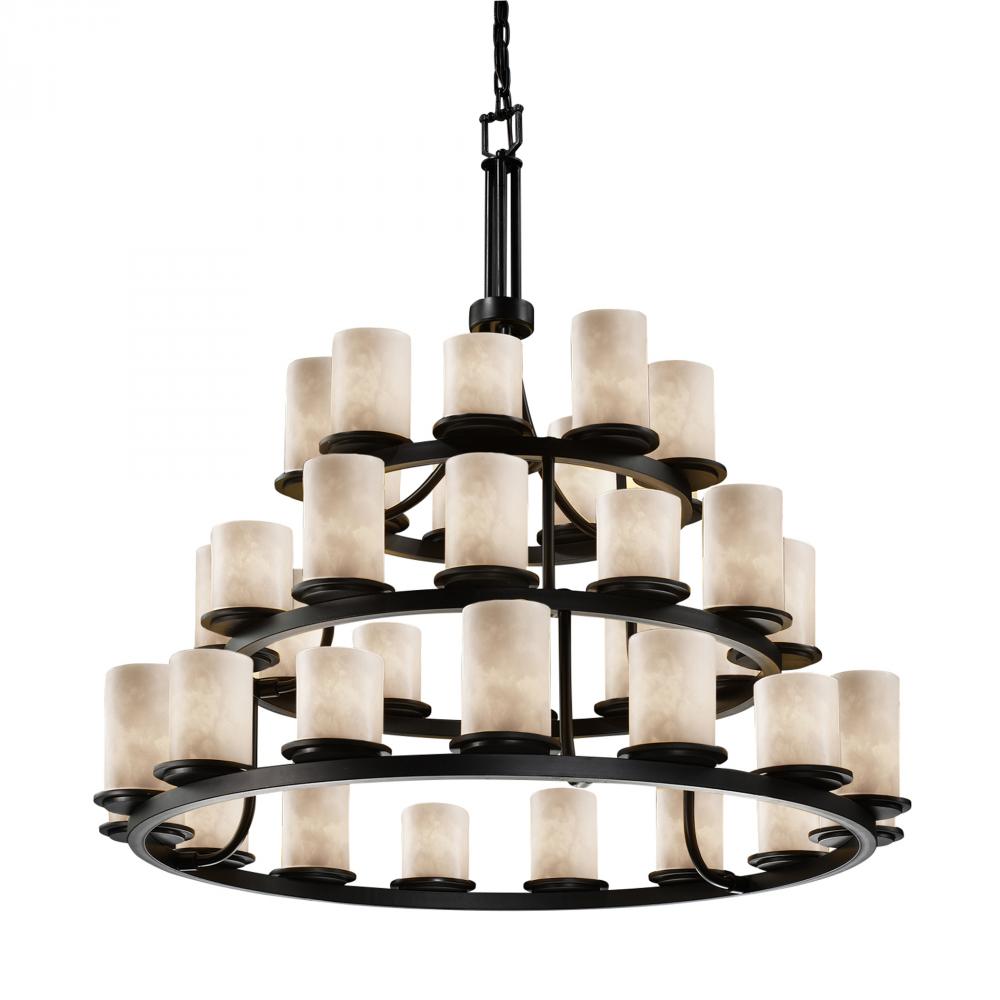 Justice Design Group DAKOTA FAMILY CLD-8712-10-DBRZ Chandelier Traditional - Bronze