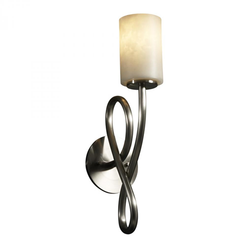 Justice Design Group CAPELLINI FAMILY CLD-8911-10-NCKL Sconce Traditional - Nickel