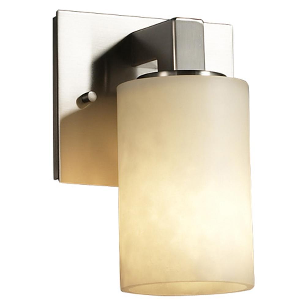 Justice Design Group MODULAR FAMILY CLD-8921-10-NCKL Sconce Traditional - Nickel