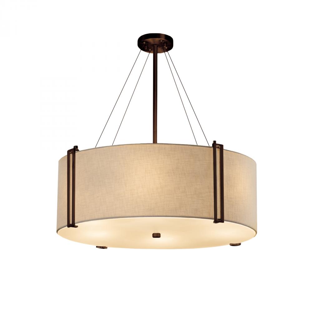 Justice Design Group REVEAL FAMILY FAB-9517-CREM-DBRZ Pendant Traditional - Bronze