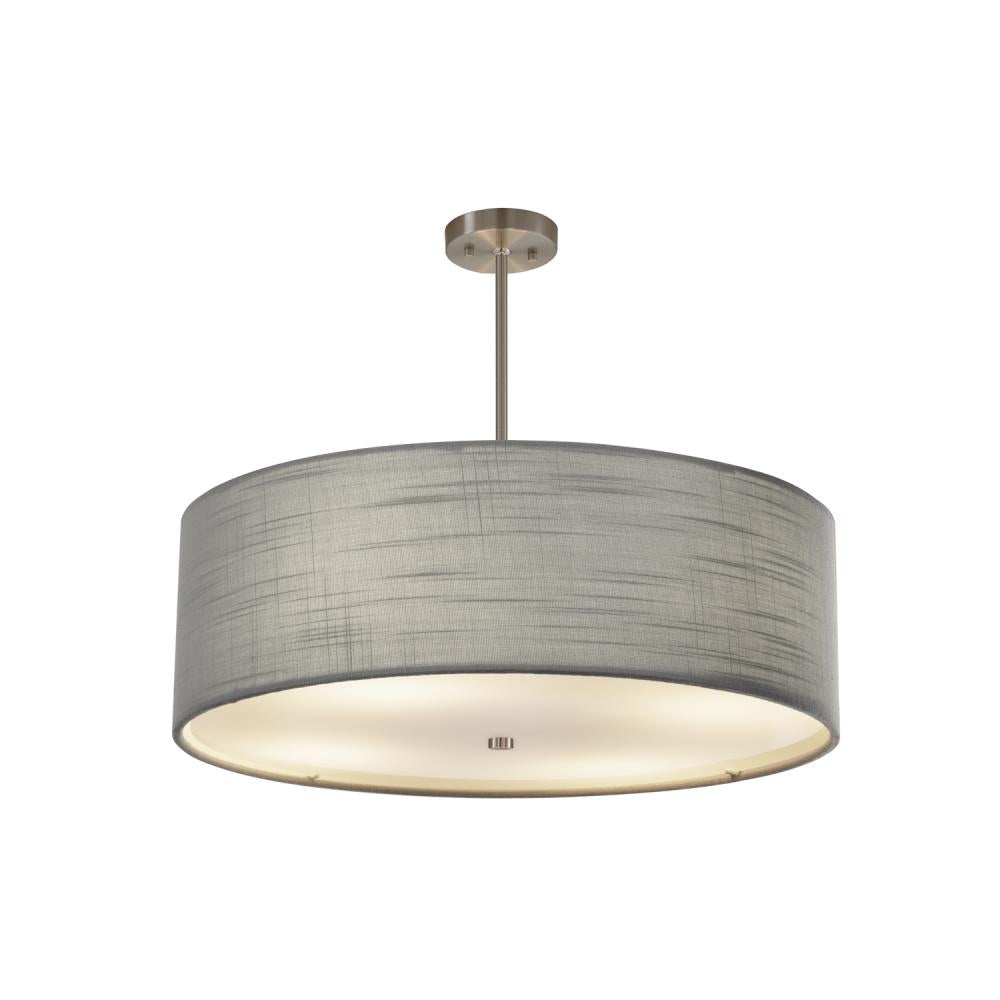 Justice Design Group CLASSIC FAB-9592-GRAY-NCKL Pendant - Brushed Nickel Nckl