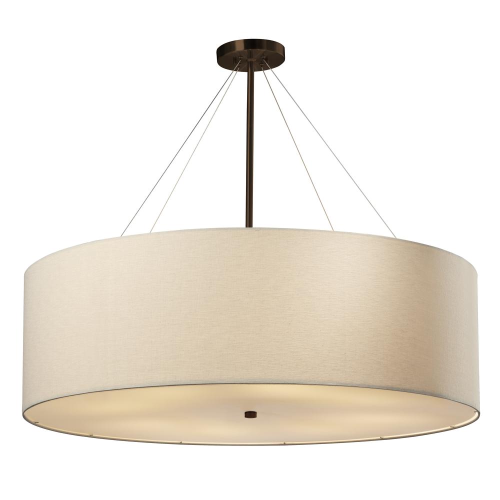 Justice Design Group CLASSIC FAB-9594-CREM-DBRZ Pendant - Dark Bronze Dbrz