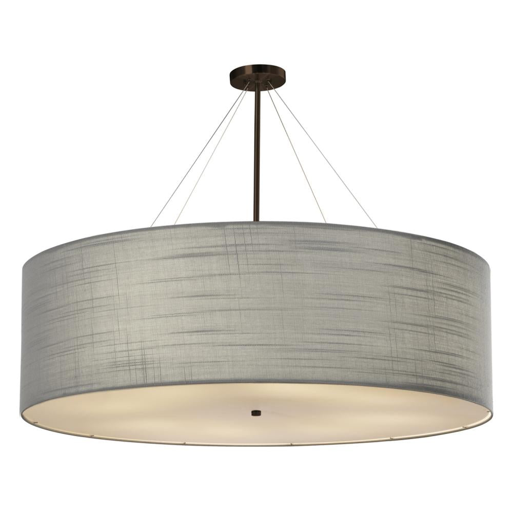 Justice Design Group CLASSIC FAMILY FAB-9597-GRAY-DBRZ-LED8-5600 Pendant - Bronze