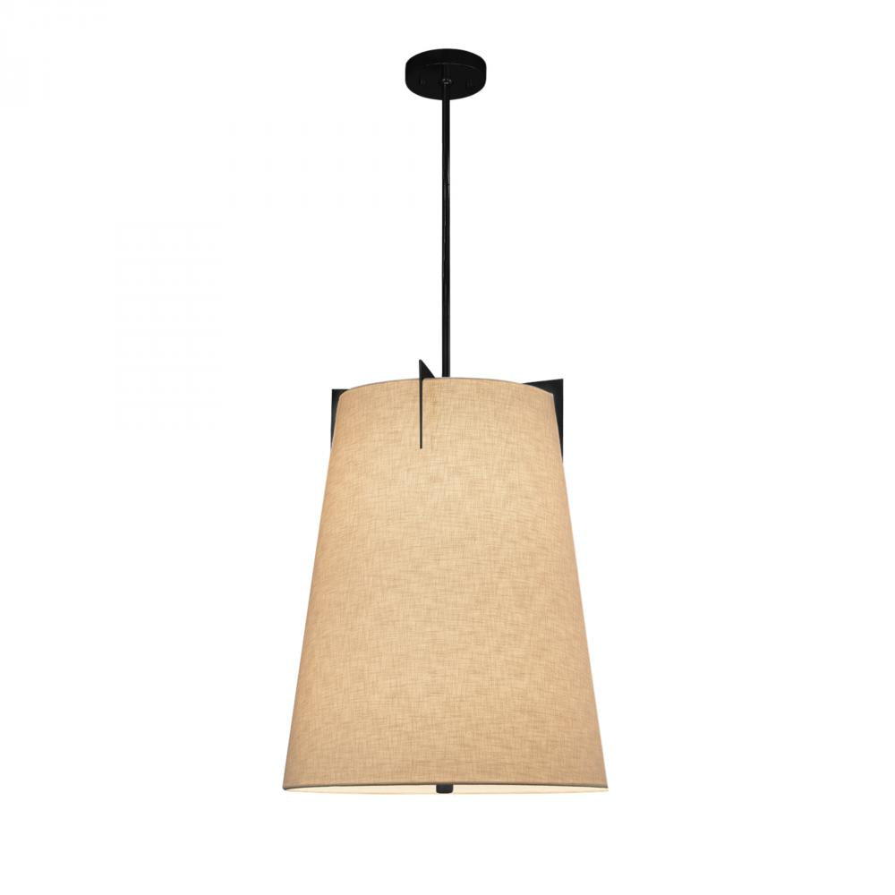 Justice Design Group MIDTOWN FAMILY FAB-9600-CREM-MBLK-LED2-1400 Pendant - Black