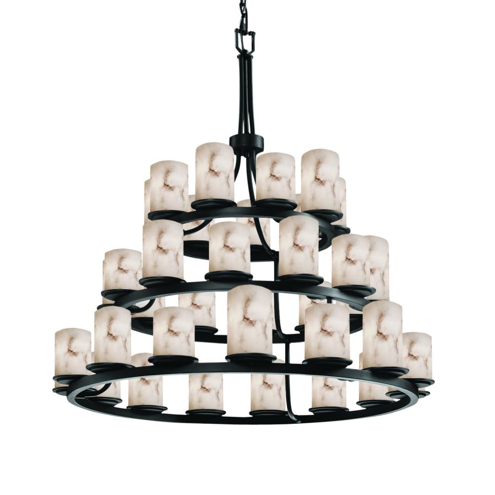 Justice Design Group DAKOTA FAMILY FAL-8712-10-MBLK Chandelier Traditional - Black