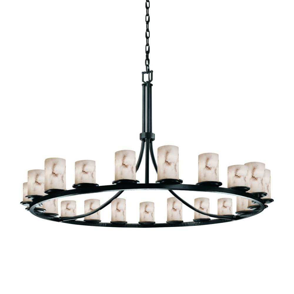 Justice Design Group DAKOTA FAMILY FAL-8716-10-MBLK Chandelier Traditional - Black