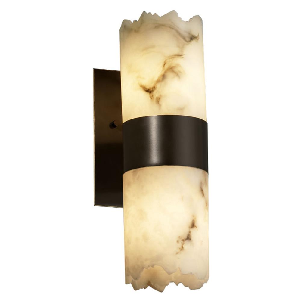 Justice Design Group DAKOTA FAMILY FAL-8762-12-DBRZ Sconce Traditional - Bronze