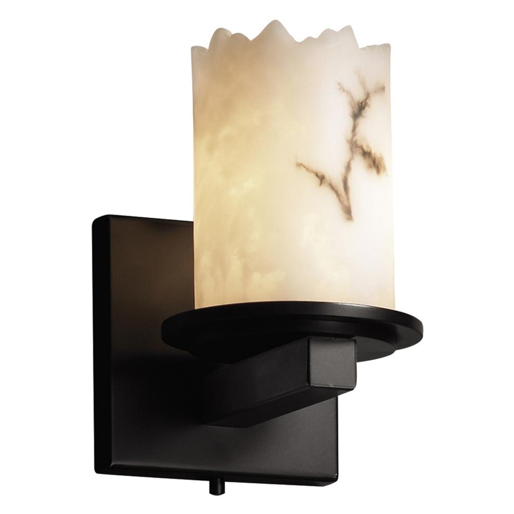 Justice Design Group DAKOTA FAMILY FAL-8771-12-MBLK Sconce Traditional - Black