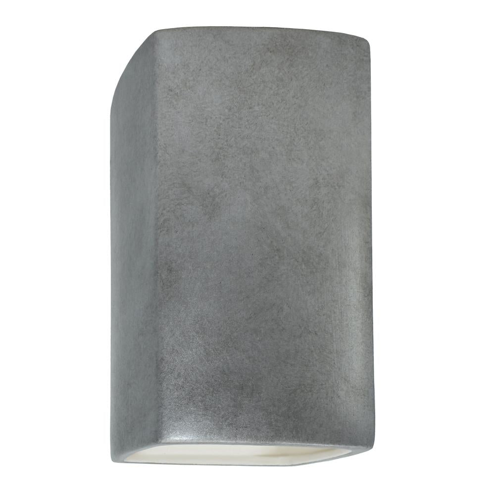 Justice Design Group CER-5955W-ANTS Flush Mount - Silver