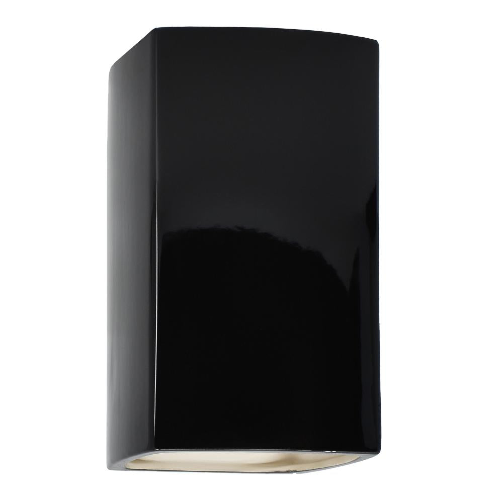 Justice Design Group CER-5955W-BLK Flush Mount - Black