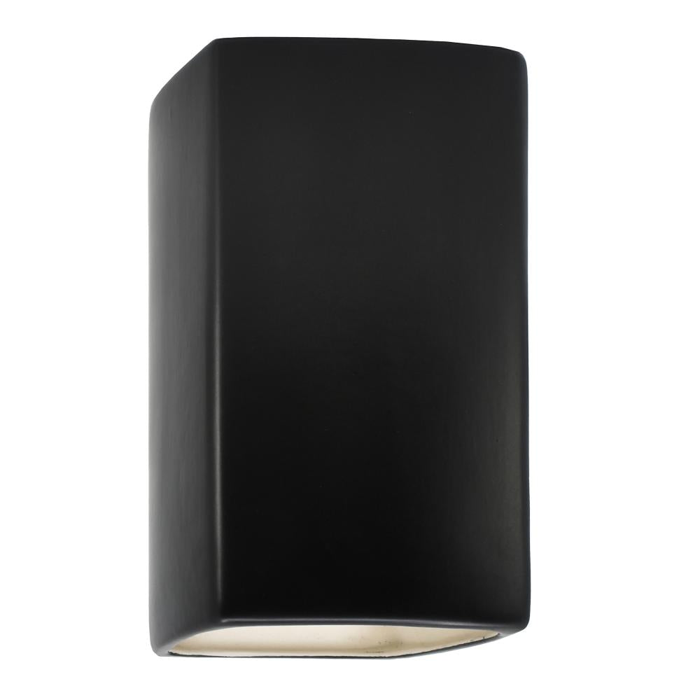 Justice Design Group CER-5955W-CRB Flush Mount - Black