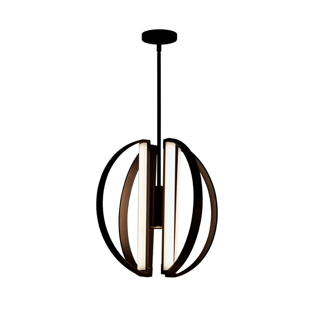 Justice Design Group LIV NSH-4301-MBLK Chandelier - Matte Black Mblk