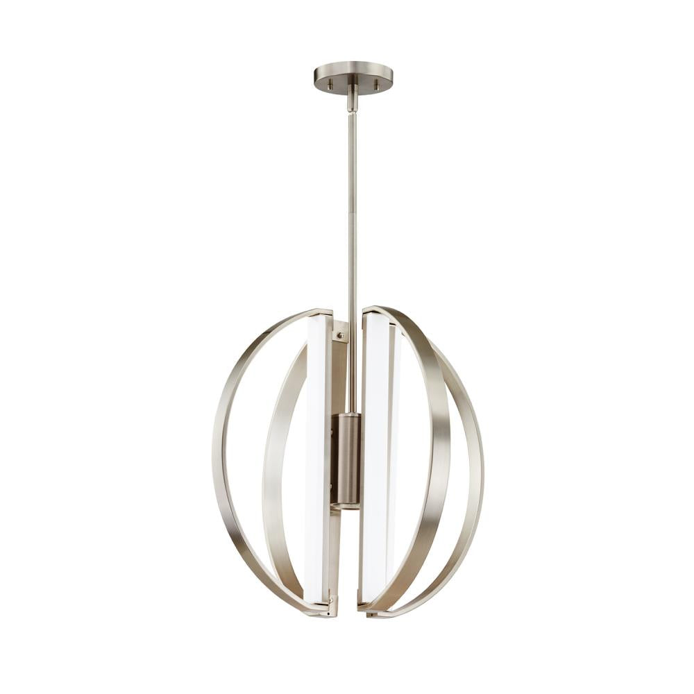 Justice Design Group LIV NSH-4301-NCKL Chandelier - Brushed Nickel Nckl