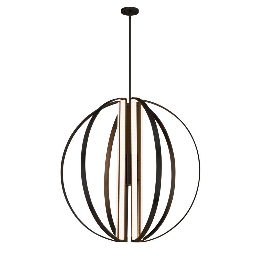 Justice Design Group LIV NSH-4304-MBLK Chandelier - Matte Black Mblk