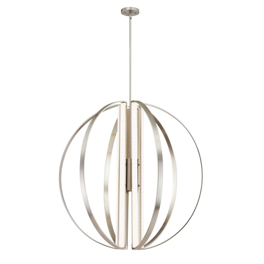 Justice Design Group LIV NSH-4304-NCKL Chandelier - Brushed Nickel Nckl