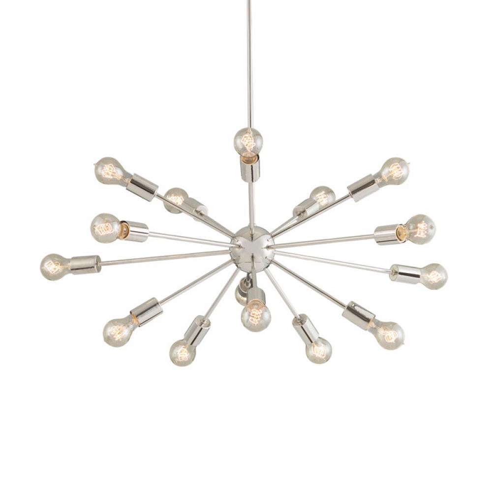 Justice Design Group AXION NSH-8024-CROM Chandelier Traditional - Polished Chrome Crom