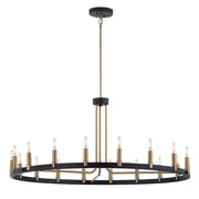 Clayton 42” 1-Tier 18-Light Chandelier