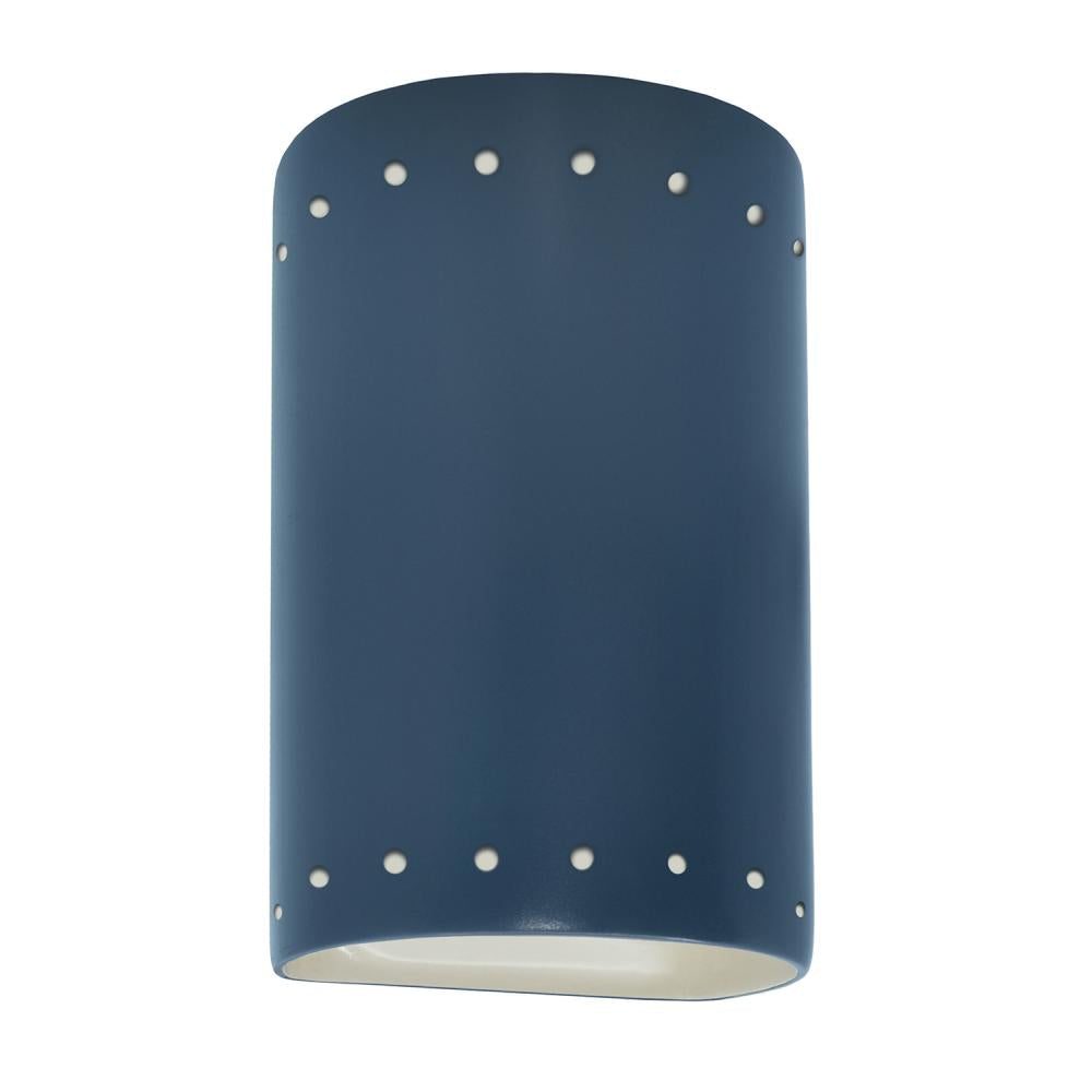 Justice Design Group CER-5990-MDMT Flush Mount - Blue