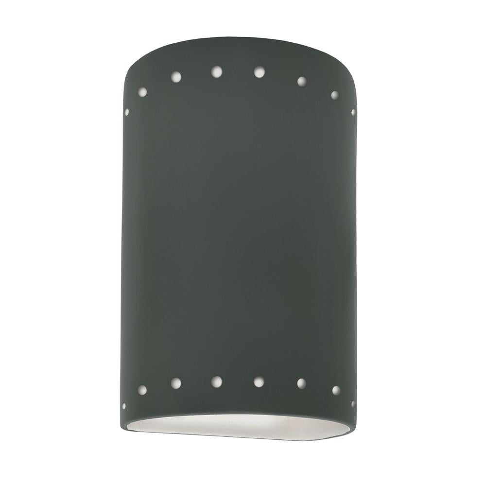 Justice Design Group CER-5990-PWGN Flush Mount - Green