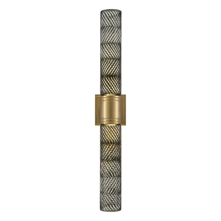 Kiriko 28-in (12-watt) LED Winter Brass Wall Sconce
