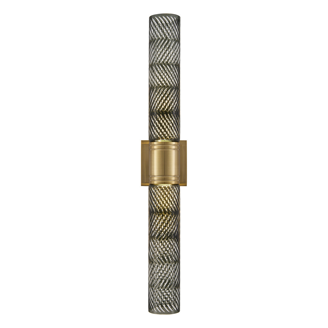 Kiriko 28-in (12-watt) LED Winter Brass Wall Sconce