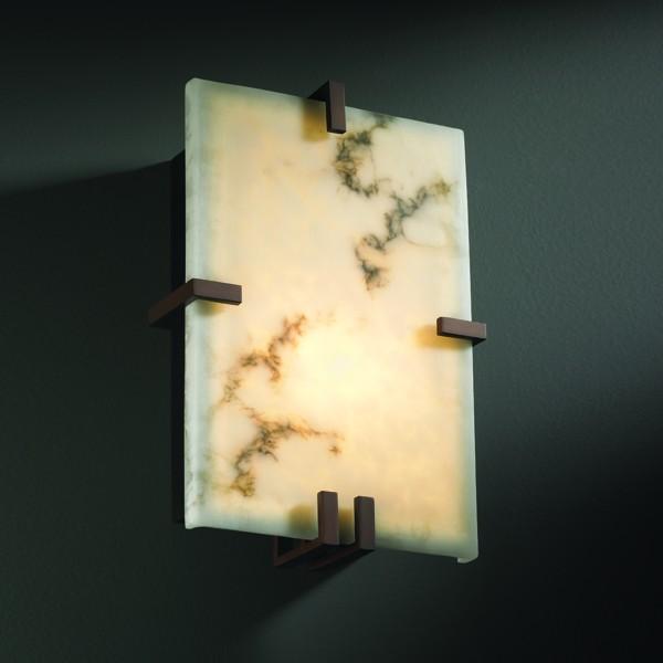 Clips Rectangle Wall Sconce (ADA) light