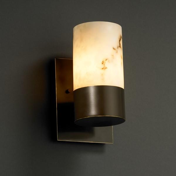 Justice Design Group DAKOTA FAMILY FAL-8761-10-DBRZ Sconce Traditional - Bronze