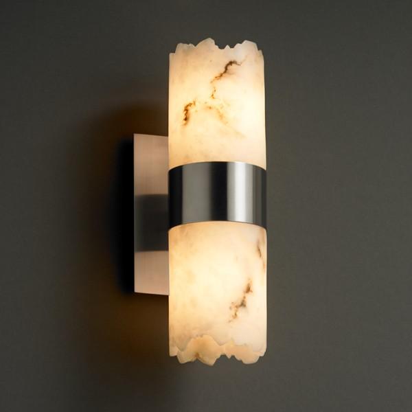 Justice Design Group DAKOTA FAMILY FAL-8762-12-NCKL Sconce Traditional - Nickel