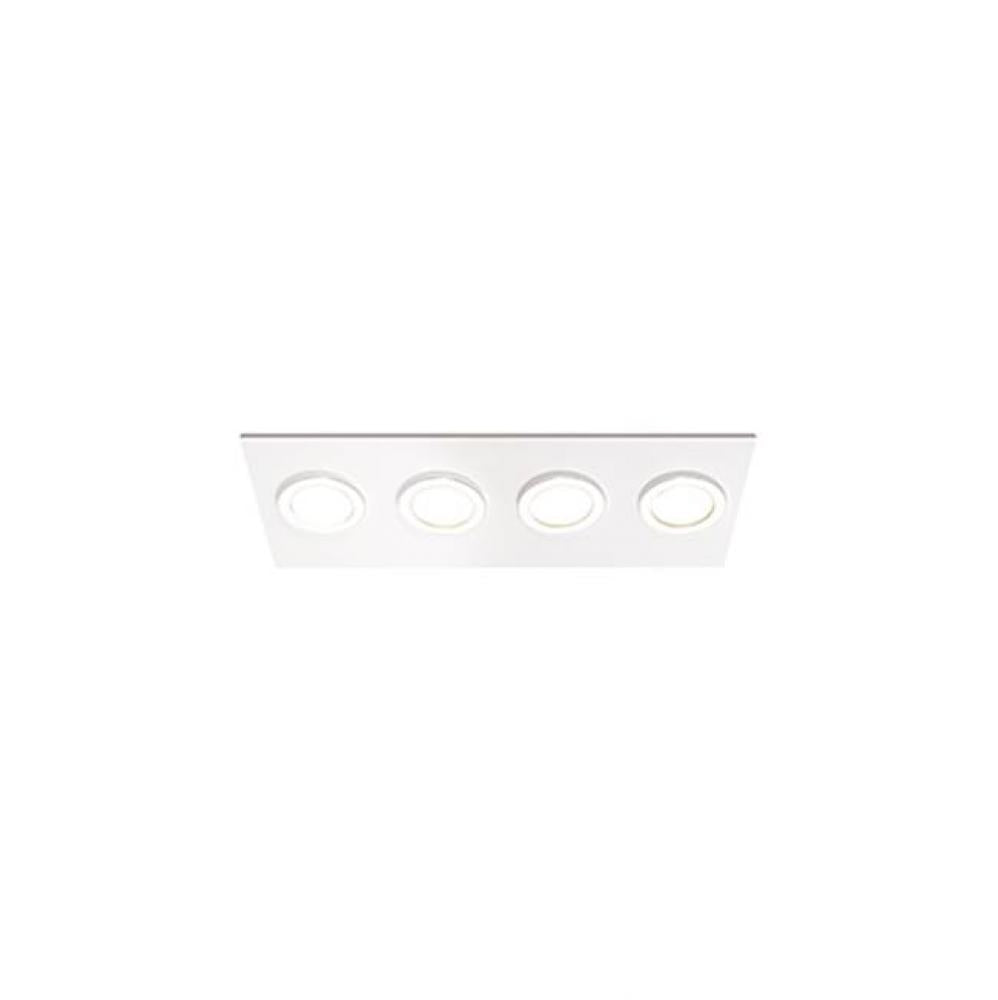 Kuzco Lighting WHITE FM4225-WH/CH Flush Mount Transitional - Chrome