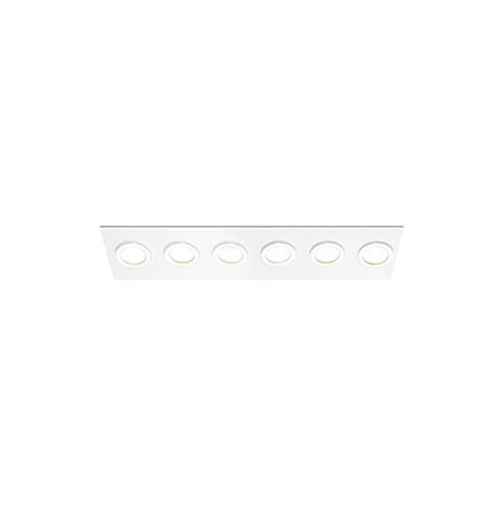 Kuzco Lighting WHITE FM4235-WH/CH Flush Mount Transitional - Chrome