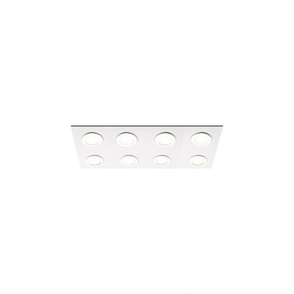 Kuzco Lighting WHITE FM4425-WH/CH Flush Mount Transitional - Chrome