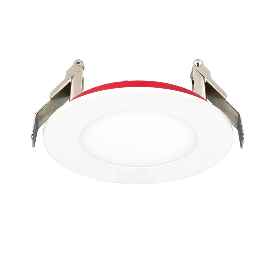 4inch Fire Rated Downlight, Slim Flat, White Finish