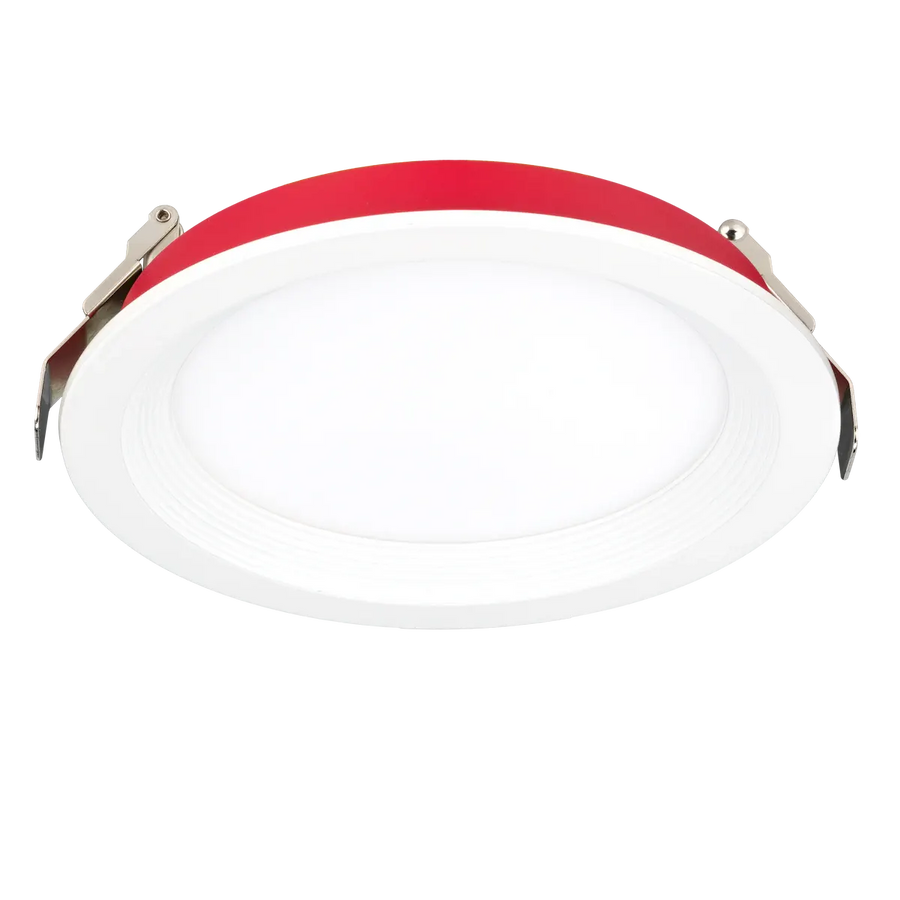6inch Fire Rated Downlight, Slim Baffle, White Finish
