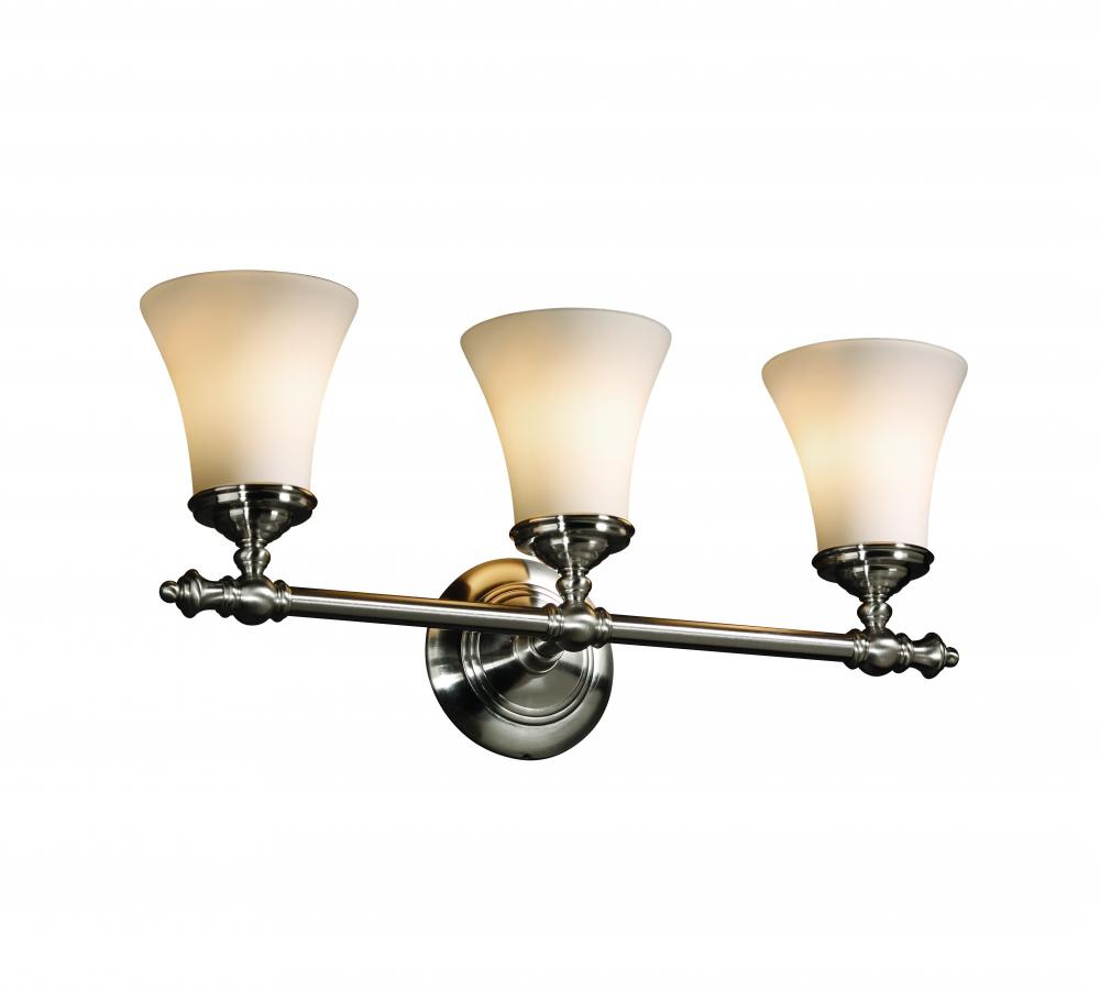 Justice Design Group TRADITION FSN-8523-20-OPAL-ABRS Bathroom Fixture Transitional - Brass