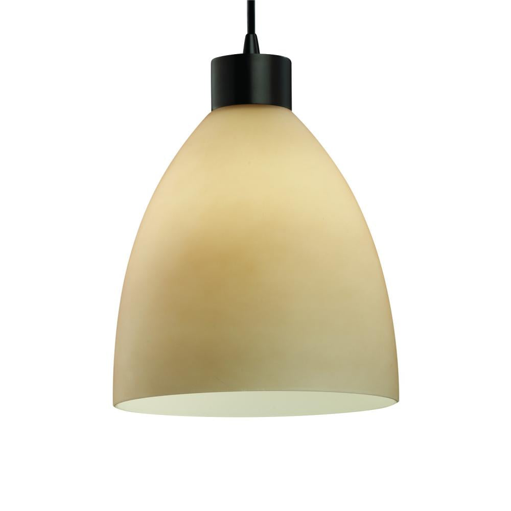 Justice Design Group PENDANTS FSN-8814-18-WEVE-CROM-RIGID-LED1-700 Exterior Transitional - Chrome