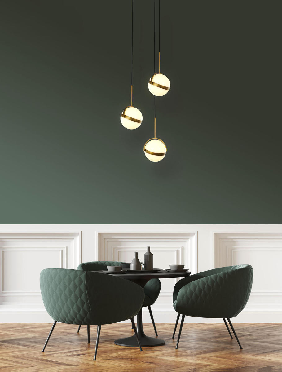 Alora Lighting GLOBO MP301003SG Pendant Contemporary - Satin Gold