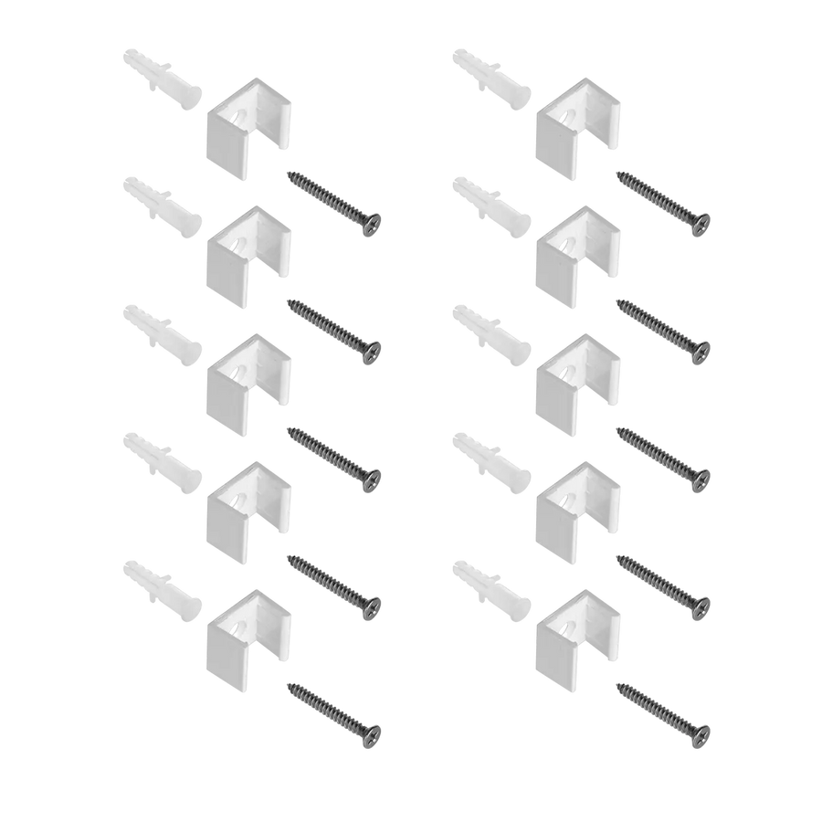 Pool Rated Neon (18mm) Mounting Clips
