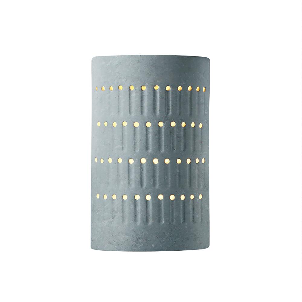 Justice Design Group CER-2285-CONC-LED1-1000 Sconce - Gray