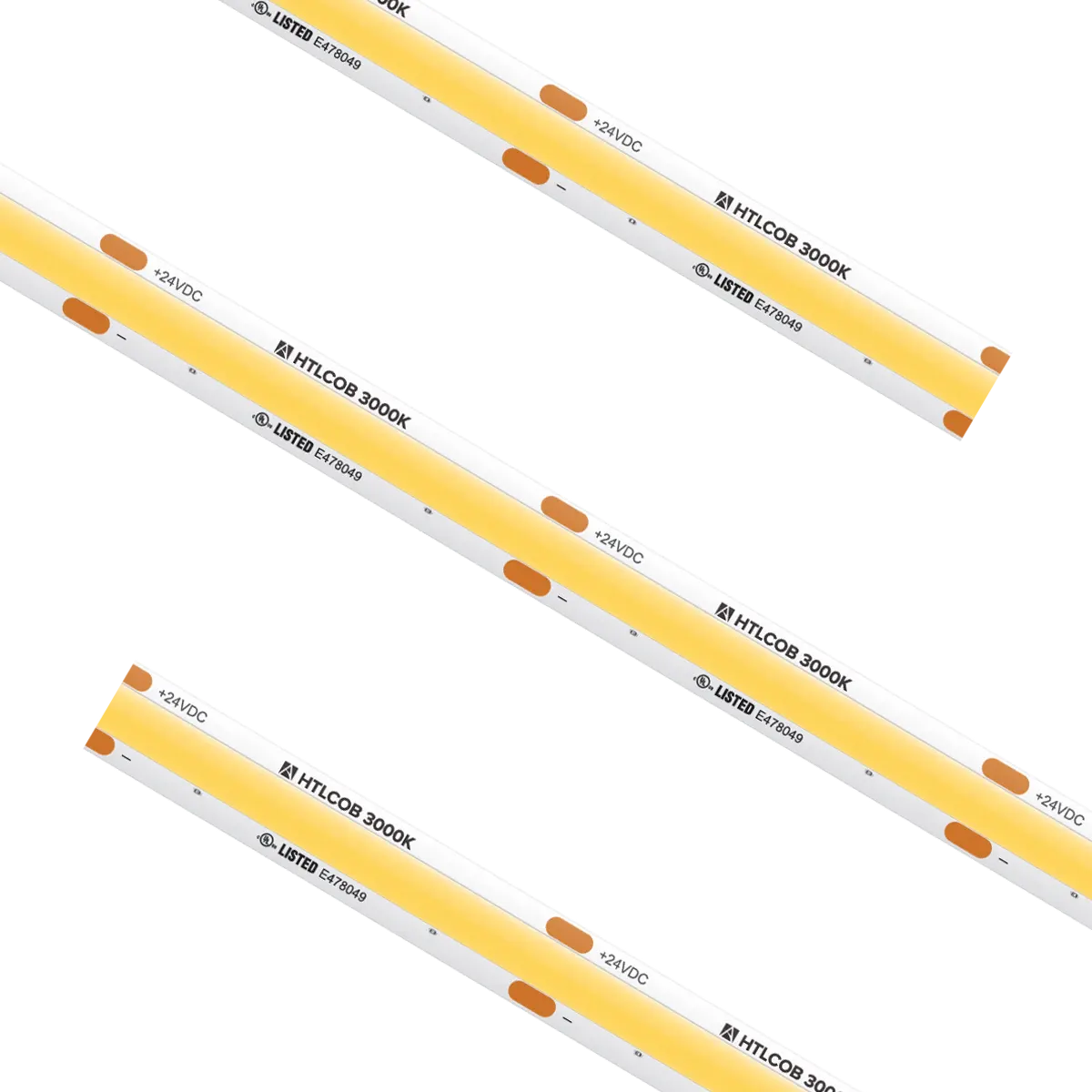 High Output COB Tape Light IP54 3000K 16.4Ft