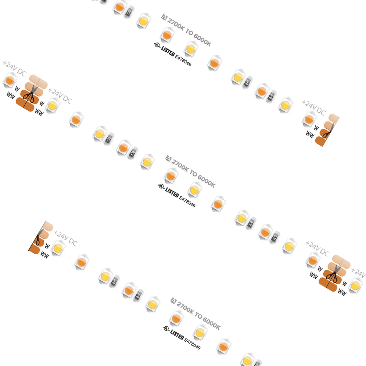 High Output Tape Light IP54 TW 16.4Ft