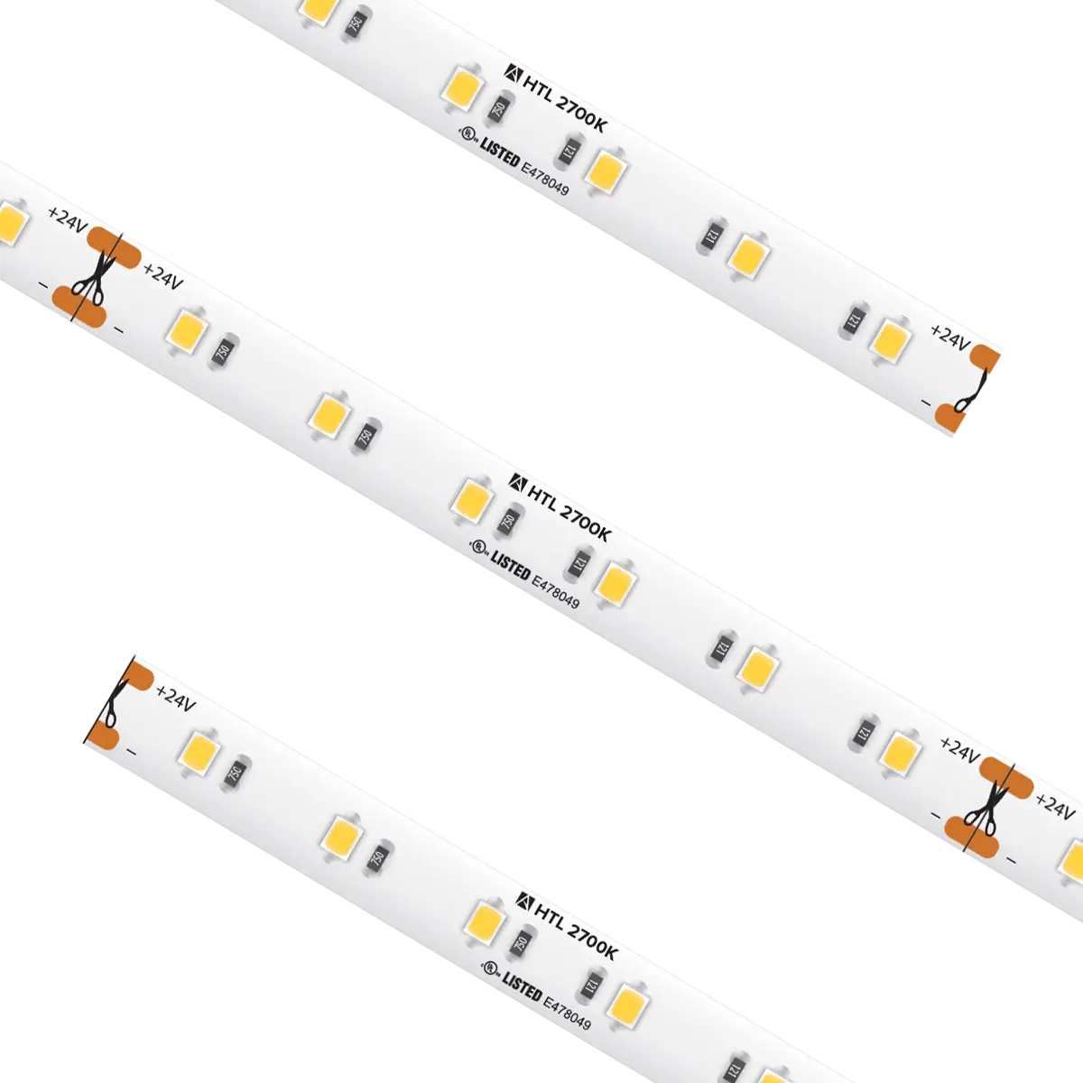 High Output Tape Light IP54 2700K 100Ft