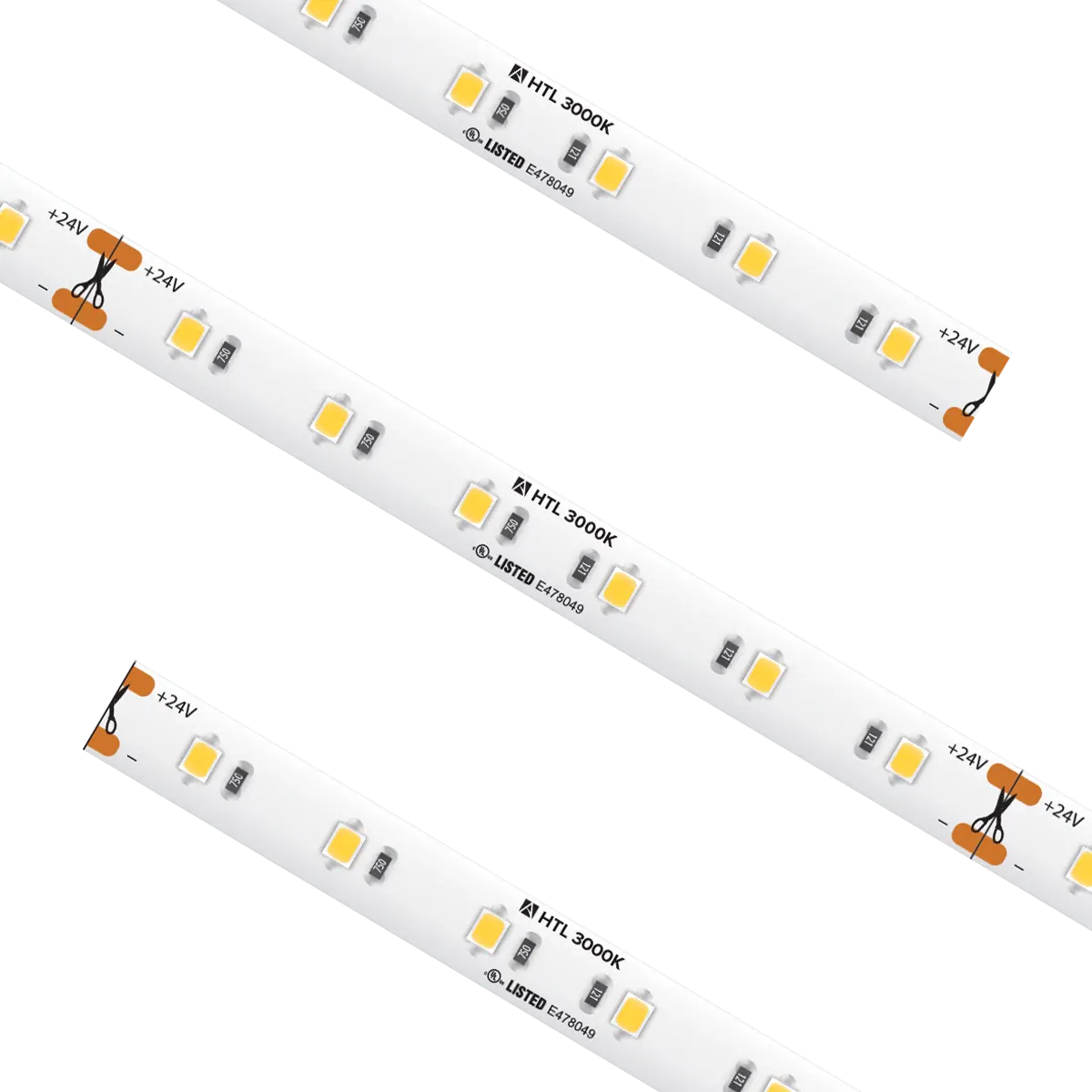 High Output Tape Light IP54 3000K 100Ft