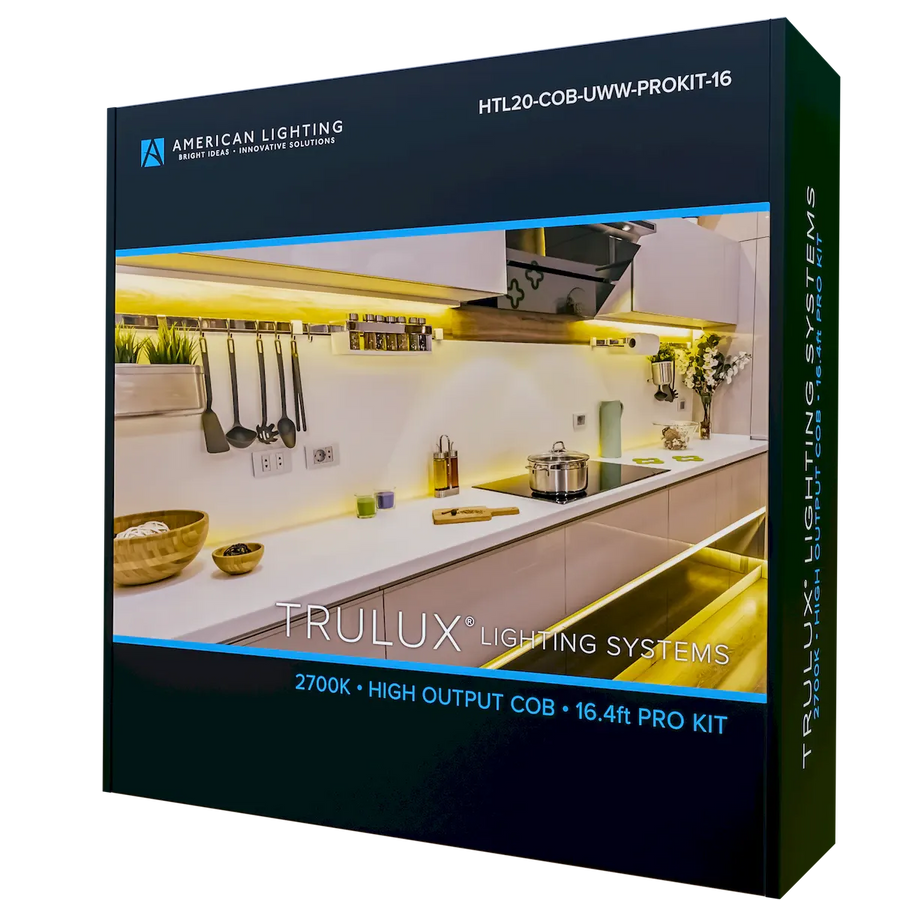 High Output COB Tape Light IP54 2700K Pro Kit 16.4Ft