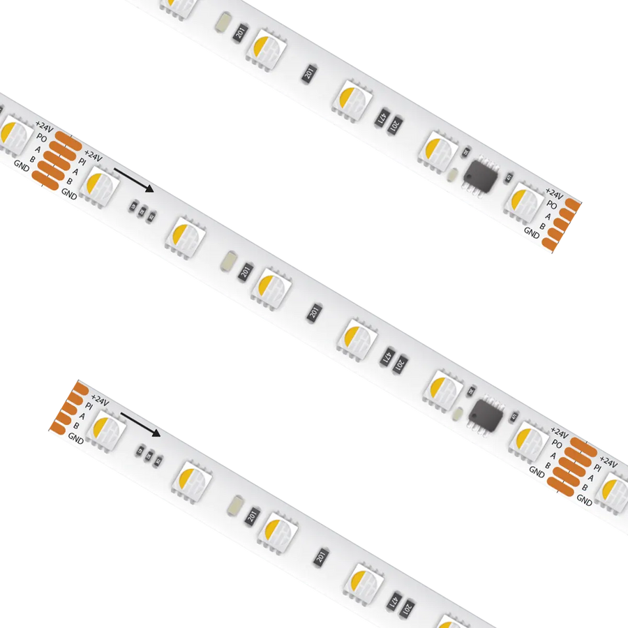 RGBW Dynamic Tape Light DMX Controlled 16.4Ft