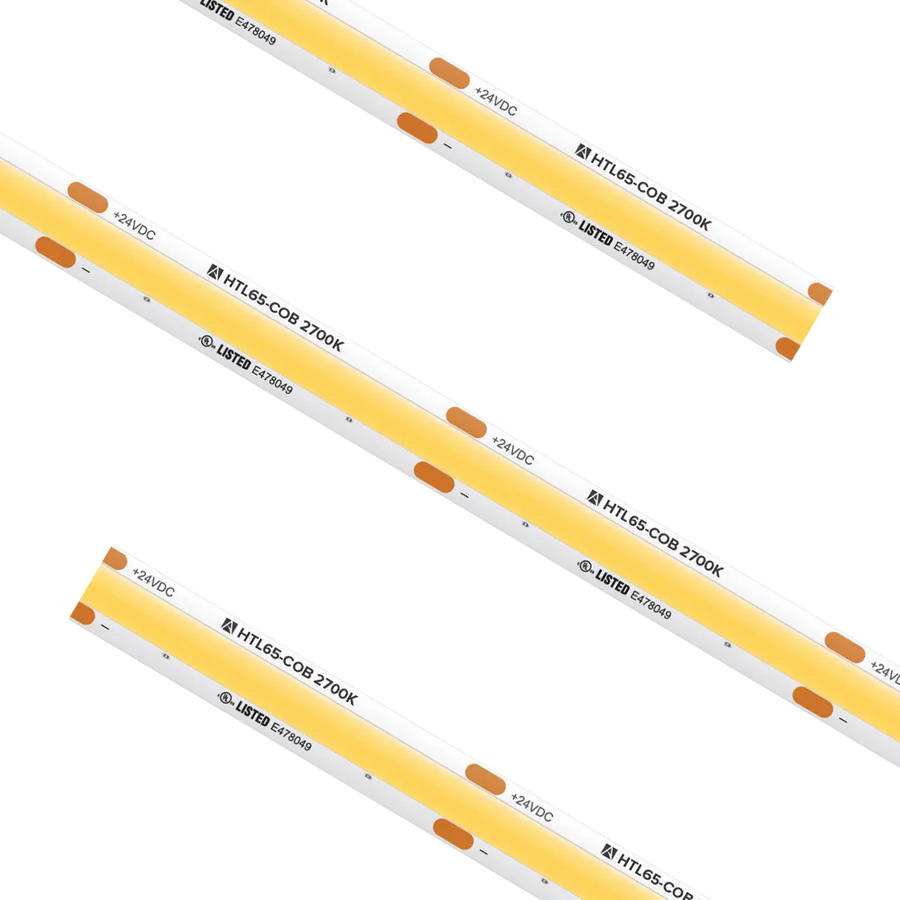 High Output COB Tape Light IP65 2700K 16.4Ft