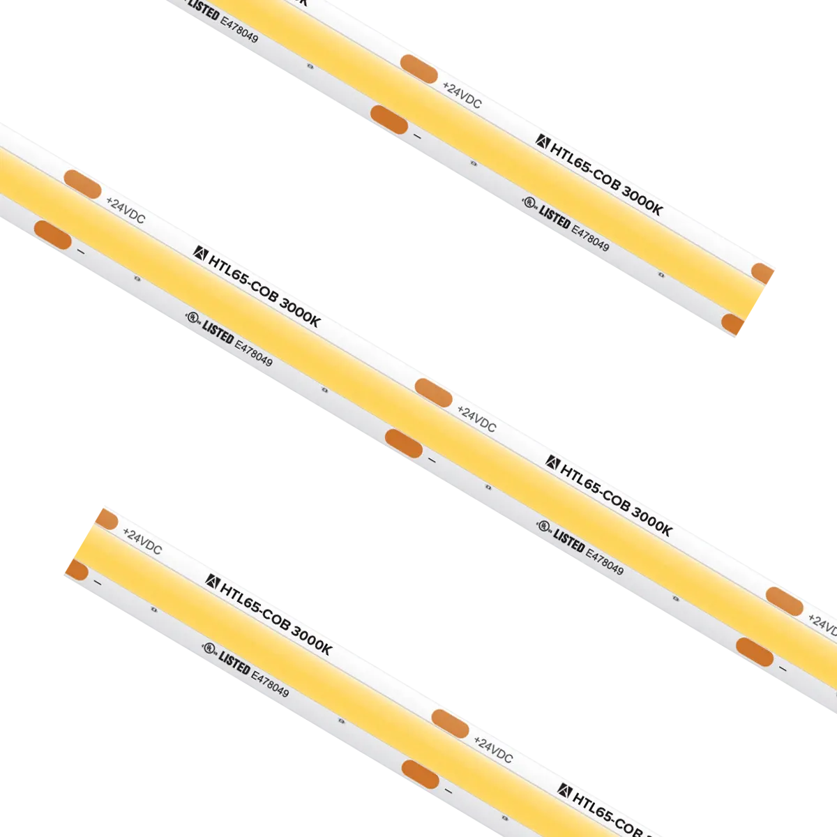 High Output COB Tape Light IP65 3000K 16.4Ft